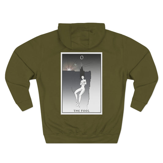 Tarot 'The Fool' Graphic Hoodie — Mystical Tarot Card Back Print