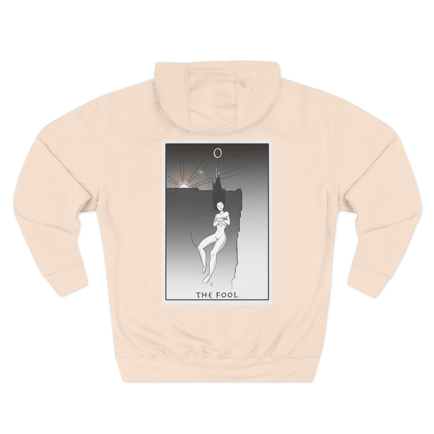 Tarot 'The Fool' Graphic Hoodie — Mystical Tarot Card Back Print