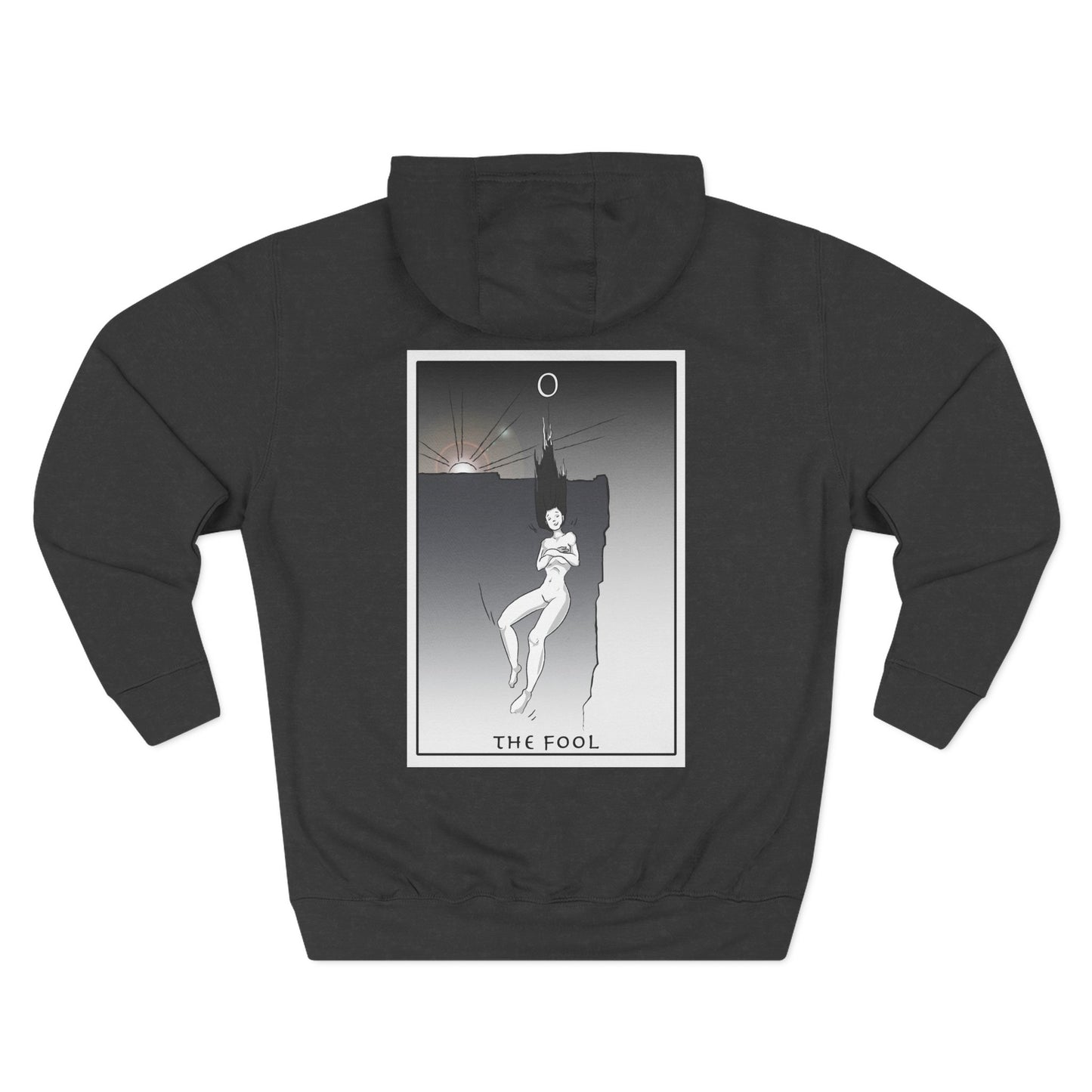 Tarot 'The Fool' Graphic Hoodie — Mystical Tarot Card Back Print