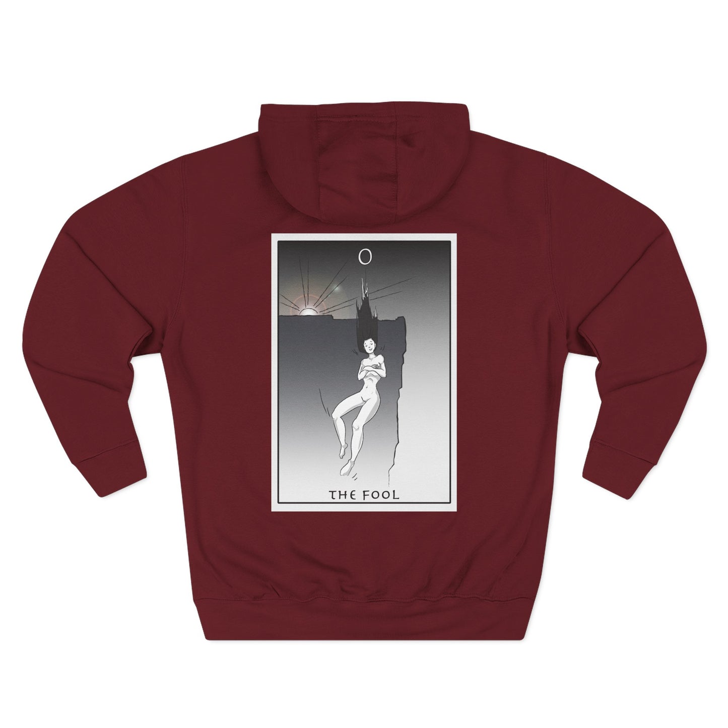Tarot 'The Fool' Graphic Hoodie — Mystical Tarot Card Back Print